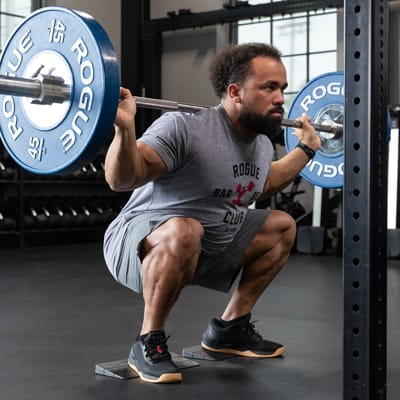 Rogue 10-Degree Resin Squat Wedges – Lightweight Slant Board for